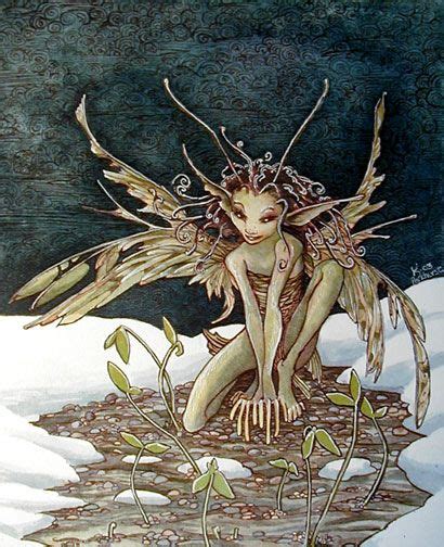 Fantasy Art Spring Faerie By Kimhotep At Epilogue Faery Art Fairy