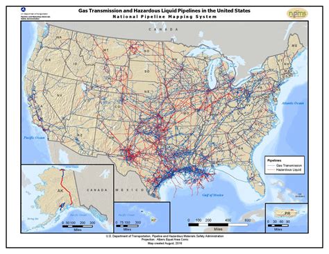 Natural Gas And Oil Pipelines In The Us Maps On The Web