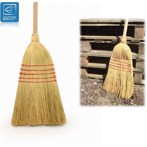 Traditional Corn Broom Witches American Sweeping Natural Stable Yard B