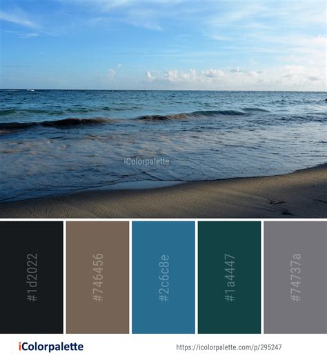 Color Palette ideas from 2191 Sea Images | iColorpalette ...