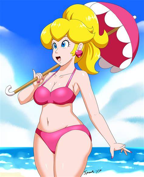 Peach At The Beach By SpeedyHimura On DeviantArt