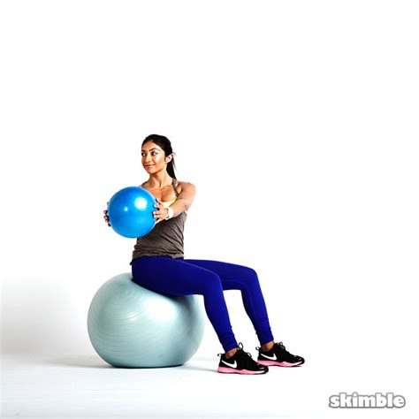 Torso Rotations With Medicine Ball Exercise How To Workout Trainer