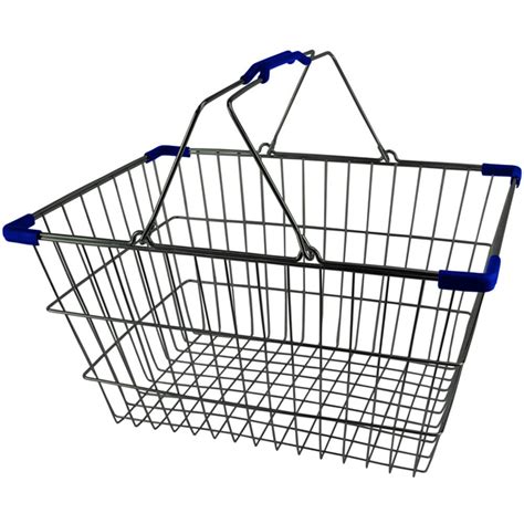Lge Chrome Shopping Basket Pk20 Blu Retail Accessories Shopping