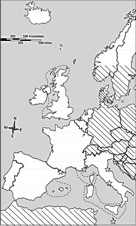 Western Europe Political Map Diagram Quizlet