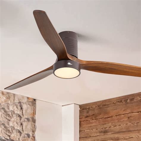 Buy Sofucor Low Profile Ceiling Fan With Lights Remote Control Flush