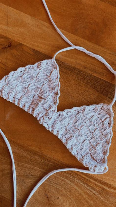 Triangulo Mujer Croché Blanco Belen Zotano Swimwear