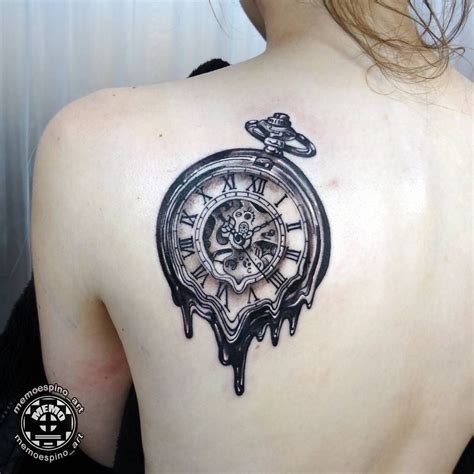 Melting Clock Tattoo Artist Idalias Salon