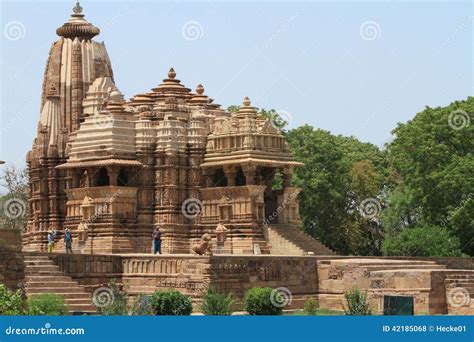 The Temple City Of Khajuraho Stock Photo Image Of Religion Unesco