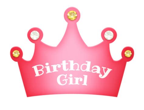 Birthday Girl Crownfreetoedit Clip Art Library