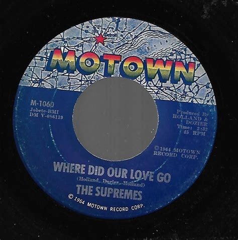 The Supremes Where Did Our Love Go 1964 Vinyl Discogs