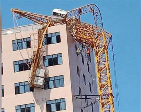 Tower Crane Collapse In Cambodia