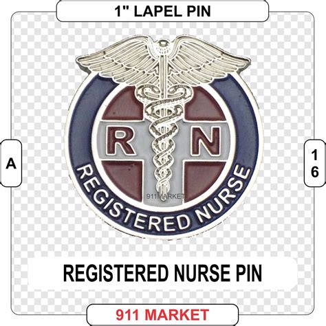 Registered Nurse Lapel Pin Clinic Hospital Rn Nursing Etsy Uk