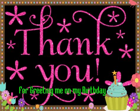 A Birthday Thank You Greeting Free Birthday Thank You Ecards 123