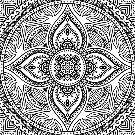 Well, with it being so close to easter (less than two weeks away now), some folks are opting to also put easter eggs in their windows for a sidewalk easter egg hunt. Mandala. Kleurplaat — Stockvector © VikaSnezh #90229234
