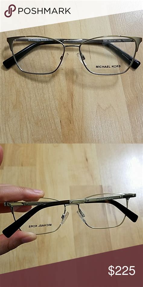 gold mk glasses frames nwot brand new never used beautiful statement piece comes with original