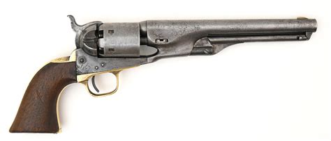 Lot Antique Colt Model 1861 Navy 36 Cal Percussion Revolver