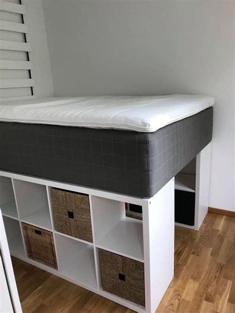 I added a black plastic material around the inside to contain the soil. 10 Clever IKEA Bed Hacks for More Style and Storage | Apartment Therapy