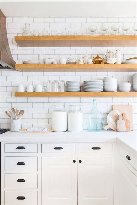 6 Reasons To Choose Open Kitchen Shelves Instead Of Cabinets White