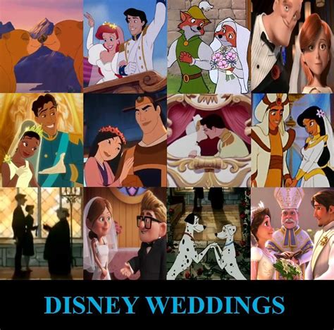 Weddings 👰 Disney Wedding Disney Pixar Disney Collage