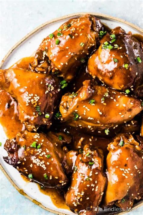Best Slow Cooker Honey Garlic Chicken The Endless Meal®
