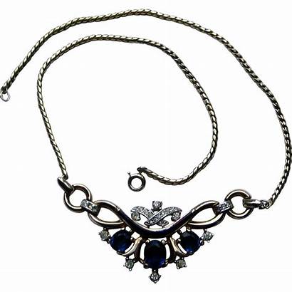Trifari Necklace Royal Rhinestone Jewelry Cosmic Faceted
