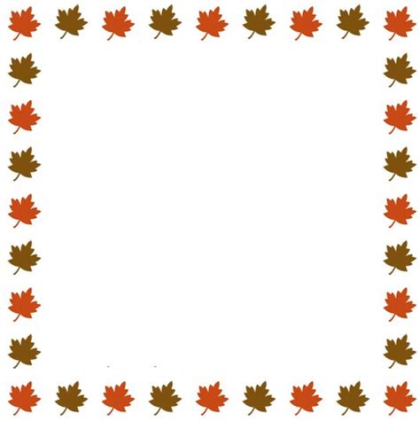 Fall Border Fall Page Borders Free Clipart Images  Clipartix