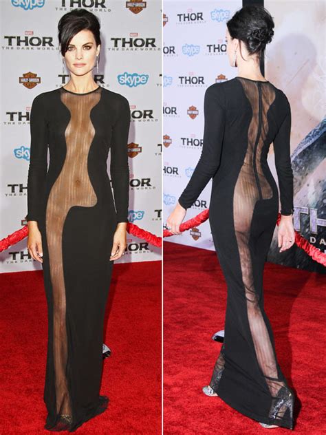 Jaimie Alexanders Red Carpet Dress — ‘thor Gown Shows Empowered