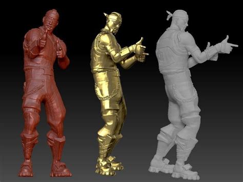 3d Print Model Fortnite Biker High Poly Cgtrader