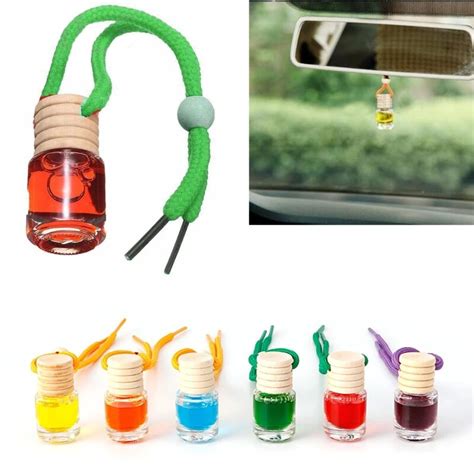 1pcs New Glass Bottle Car Vehicle Aroma Oil Air Freshener Diffuser Essential Fragrance In