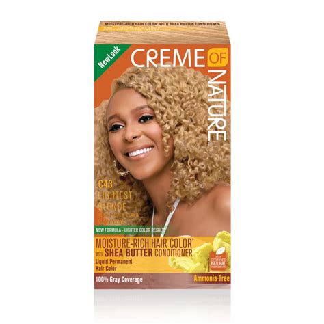 Creme Of Nature Moisture Rich Hair Color Kit C Light Blonde Ea