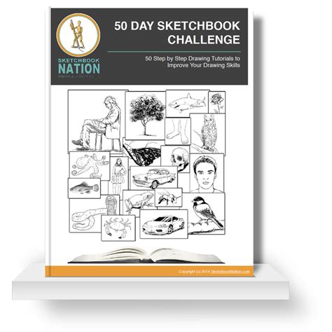 50 Day Sketchbook Challenge Ebook | SketchBookNation.com