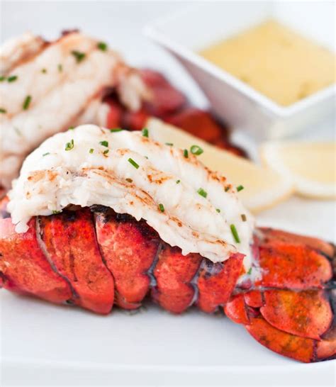 Lobster Tails With White Wine Garlic Butter