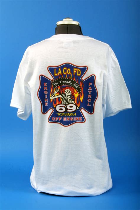 Los Angeles County Fire Department Station 69 La Fire Shirt Guy