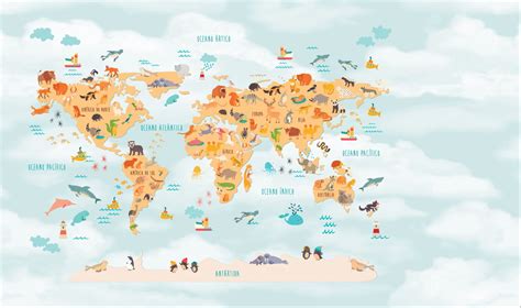 Although madeira is not a massive island, there is certainly more than enough of it to warrant a good map. Madeira No Mapa Mundo / Painel Do Mapa Mundi 1 8 Metros X ...