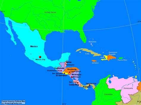 Franja Rítmico Negar America Political Map Estéreo Persona Responsable