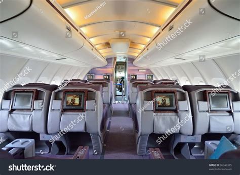 Singapore airlines a380 business class. Singapore February 17 Top Deck Business Stock Photo ...