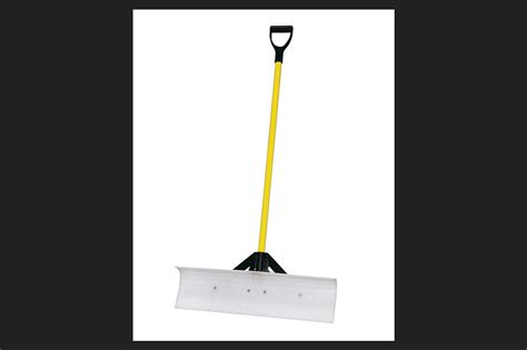The Snowplow Original 30 Inch Blade Snow Pusher Shovel With Handle