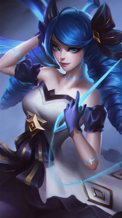 2160x3840 gwen league of legends 5k sony xperia x xz z5 premium hd 4k wallpapers images