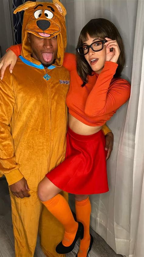 Couples Halloween Ideas Velma And Scooby In 2022 Halloween Costumes For Couples Couple