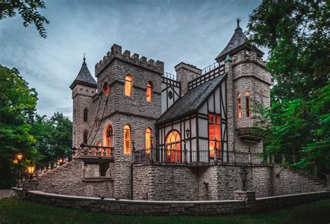 Dream Home Oakland Township Modern Castle Includes Moat And Drawbridge
