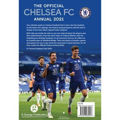 Uefa champions league match chelsea vs r madrid 05.05.2021. The Official Chelsea FC Annual 2021 | The Works