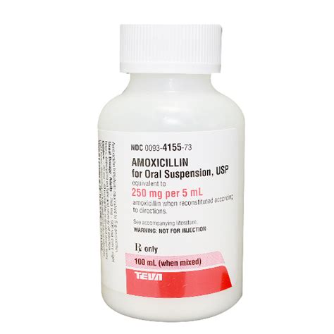 Amoxicillin Oral Suspension 250mg5ml 100ml