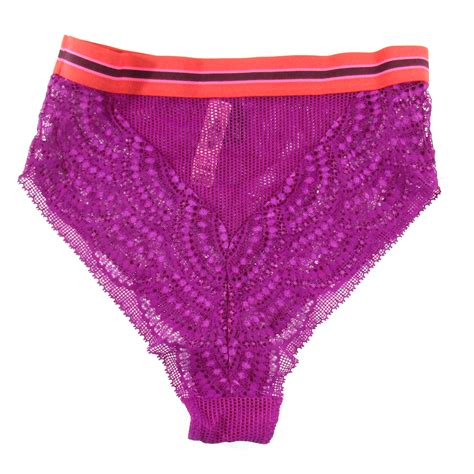 Victorias Secret Sexy Panty High Waist Cheeky Lace Size Small Msrp 28 Ebay