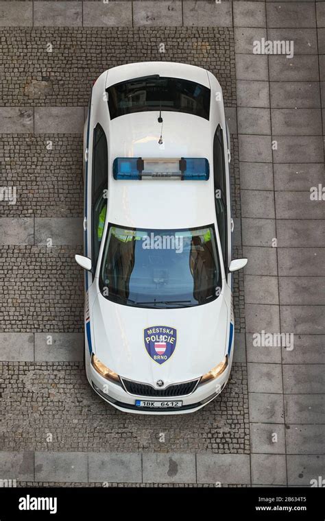 Police Car On The Streets Stock Photo Alamy