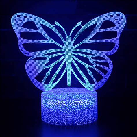 Romantic 3d Night Light Lamp 3d Butterfly Lamp Butterfly Night Light