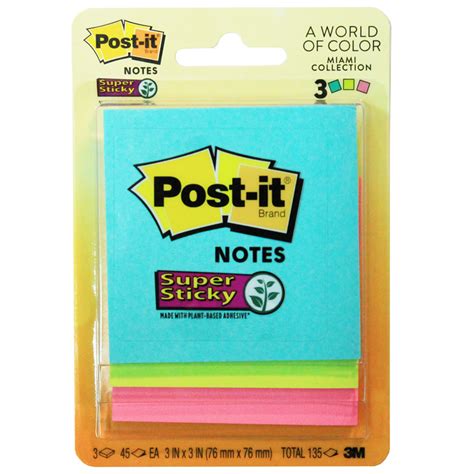 Post It Super Sticky Notes X Marrakesh Collection Pads Pack