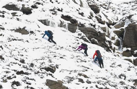 In Pictures Ice Day To Climb A Waterfall Isle Of Wight County Press