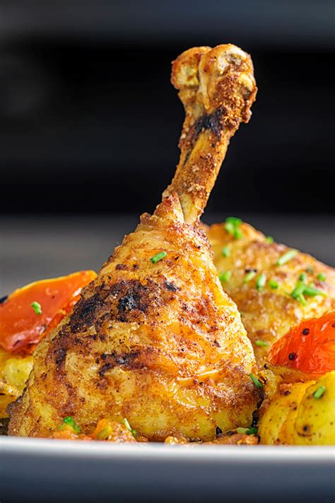 The recipe uses chicken legs, but works this was the first indian meal i made, and it has stuck around since all of my friends and family love it! Simply Spiced Indian Roast Chicken Legs | Krumpli