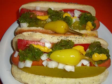Chicago Style Hot Dogs Recipe Genius Kitchen