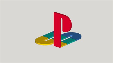 Playstation 1 Logo 3d Model 3d Warehouse